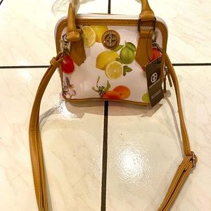 Giani Bernini Fruit Salad Cute Crossbody Handbag Purse NEW